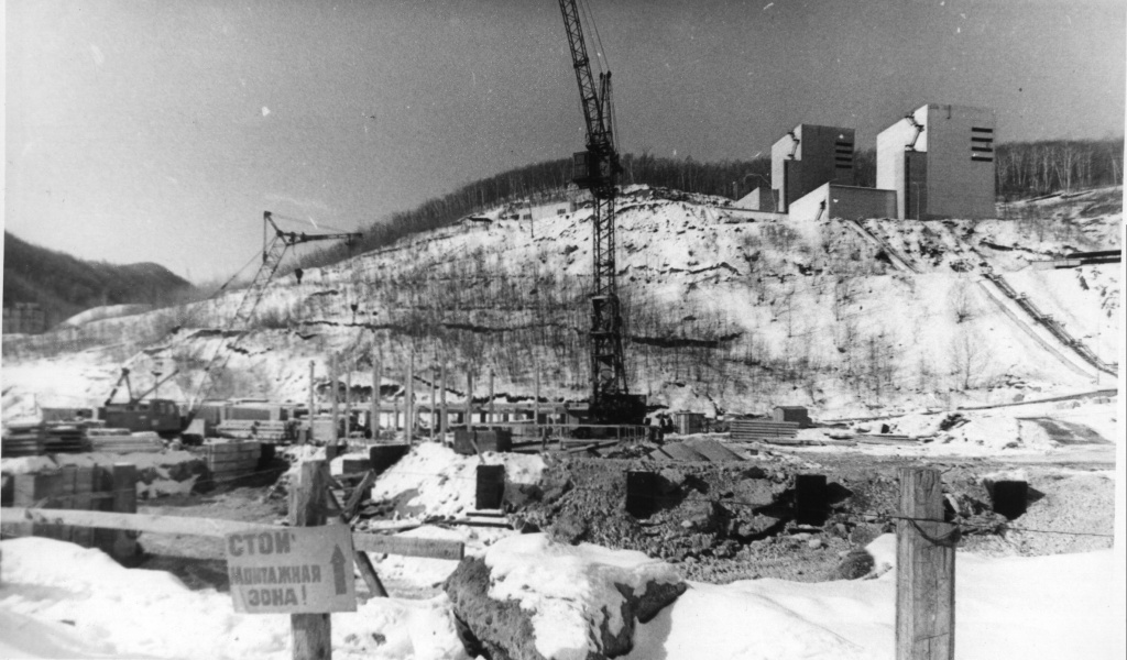 Nikolayevskiy mine construction, 1981